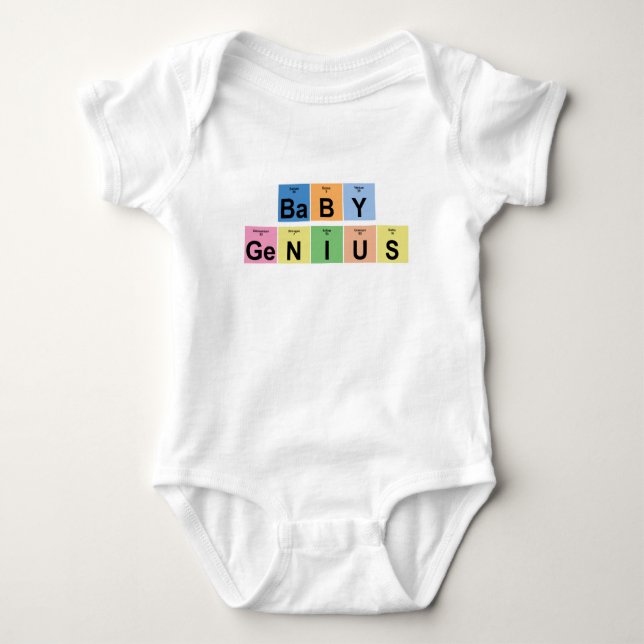 Baby Genius, aren't they all? Bodysuit (Front)