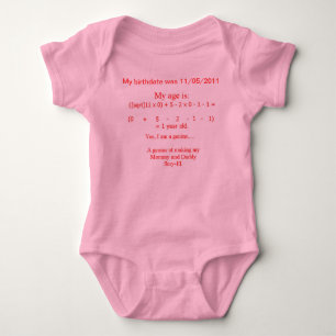 BABY GENIUS ONESY BODYSUIT