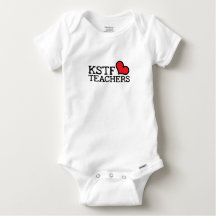 Baby Gerber Cotton One-Piece with Snaps - Heart