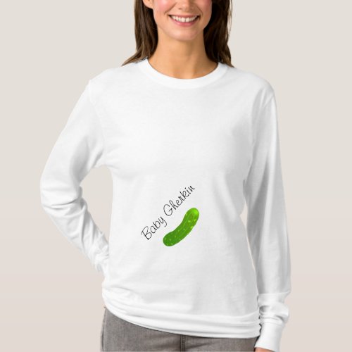 Baby Gherkin Pickle Maternity T_Shirt