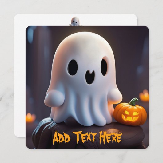 Baby Ghost Creepy Cute Halloween Character (Front/Back)