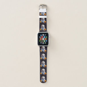 Baby Ghost Creepy Cute Halloween Character Apple Watch Band