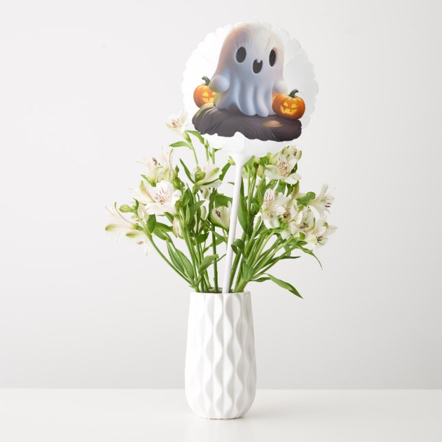 Baby Ghost Creepy Cute Halloween Character Balloon (Vase)