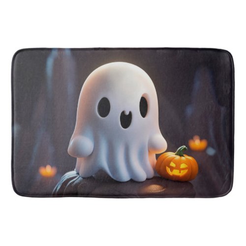 Baby Ghost Creepy Cute Halloween Character Bath Mat
