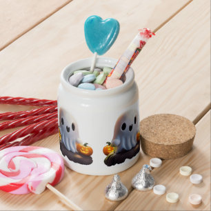 Baby Ghost Creepy Cute Halloween Character Candy Jar