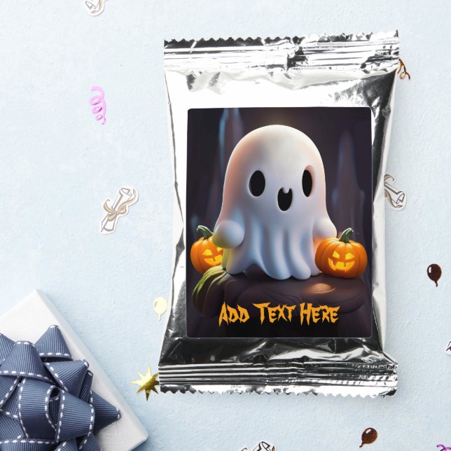 Baby Ghost Creepy Cute Halloween Character Coffee Drink Mix (Packets)