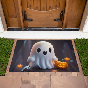 Baby Ghost Creepy Cute Halloween Character Doormat