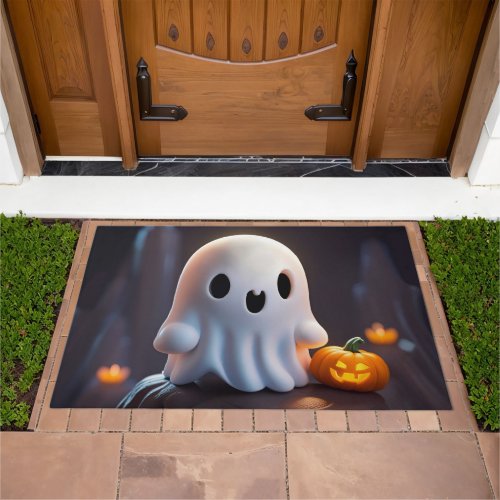 Baby Ghost Creepy Cute Halloween Character Doormat