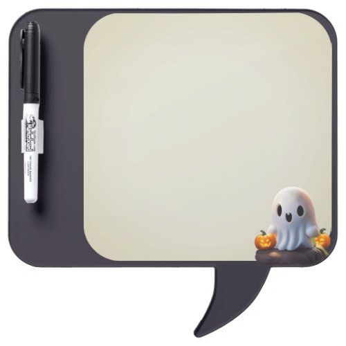 Baby Ghost Creepy Cute Halloween Character Dry Erase Board