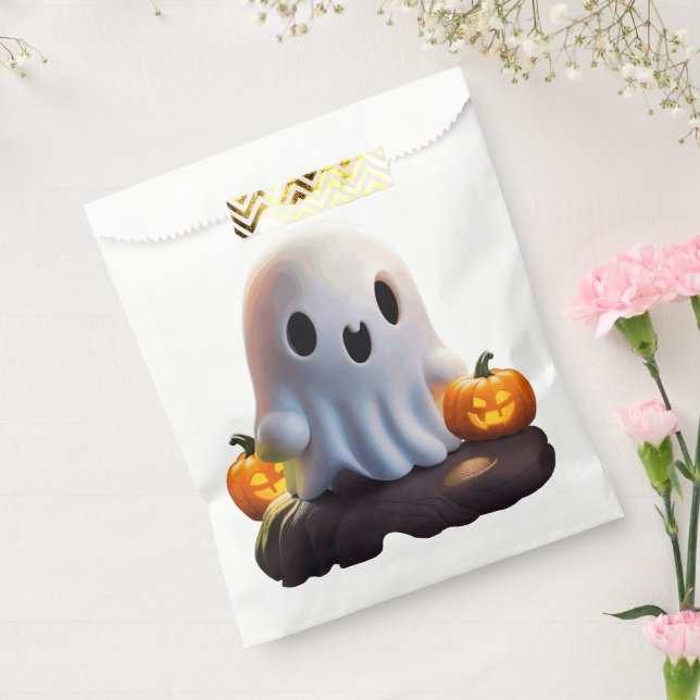 Baby Ghost Creepy Cute Halloween Character Favor Bag (Sealed)