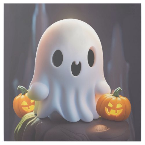 Baby Ghost Creepy Cute Halloween Character Gallery Wrap