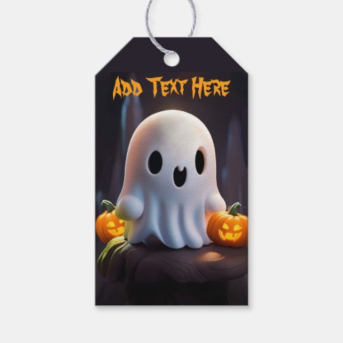 Baby Ghost Creepy Cute Halloween Character Gift Tags