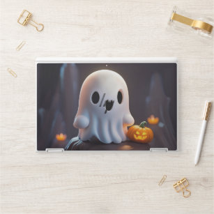 Baby Ghost Creepy Cute Halloween Character HP Laptop Skin