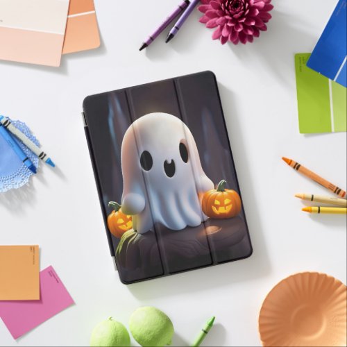 Baby Ghost Creepy Cute Halloween Character iPad Air Cover