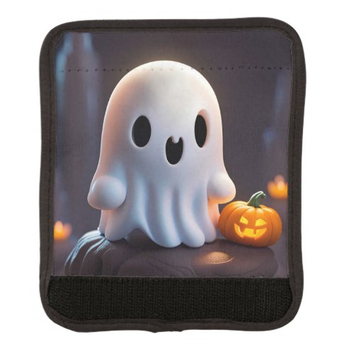 Baby Ghost Creepy Cute Halloween Character Luggage Handle Wrap