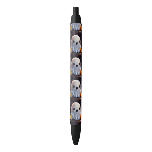 Baby Ghost Creepy Cute Halloween Character Pen (Front Vertical)