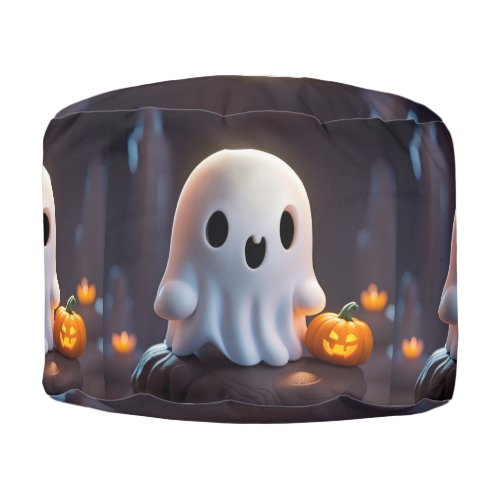 Baby Ghost Creepy Cute Halloween Character Pouf