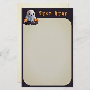 Baby Ghost Creepy Cute Halloween Character Stationery