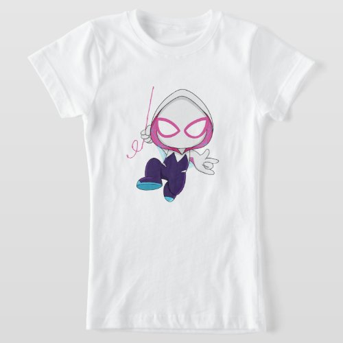 Baby Ghost Girl Spider T_Shirt