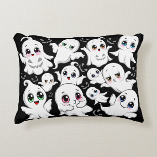 Baby Ghosts Spooky Cute Halloween Mood Accent Pillow