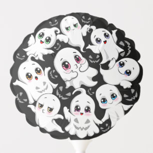 Baby Ghosts Spooky Cute Halloween Mood Balloon