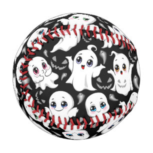 Baby Ghosts Spooky Cute Halloween Mood Baseball
