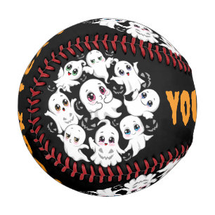 Baby Ghosts Spooky Cute Halloween Mood Baseball