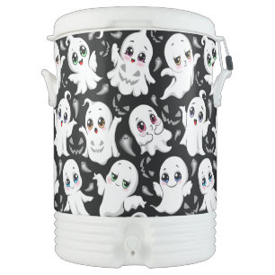 Baby Ghosts Spooky Cute Halloween Mood Beverage Cooler