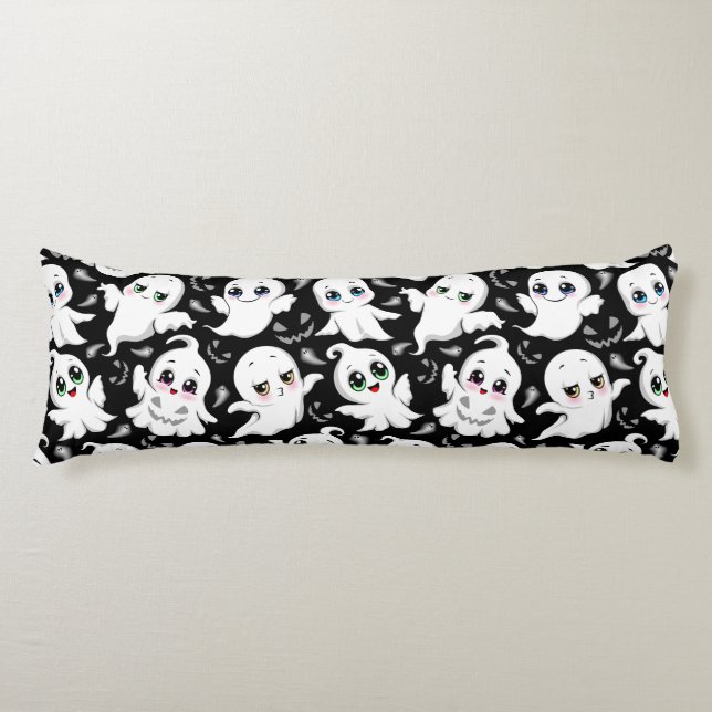 Baby Ghosts Spooky Cute Halloween Mood Body Pillow (Front)