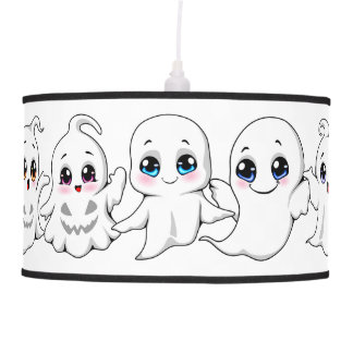 Baby Ghosts Spooky Cute Halloween Mood Ceiling Lamp