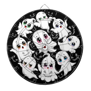 Baby Ghosts Spooky Cute Halloween Mood Dart Board