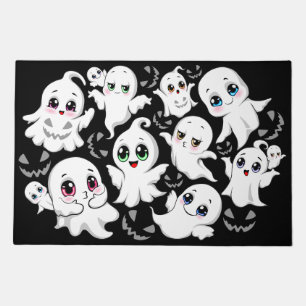 Baby Ghosts Spooky Cute Halloween Mood Doormat