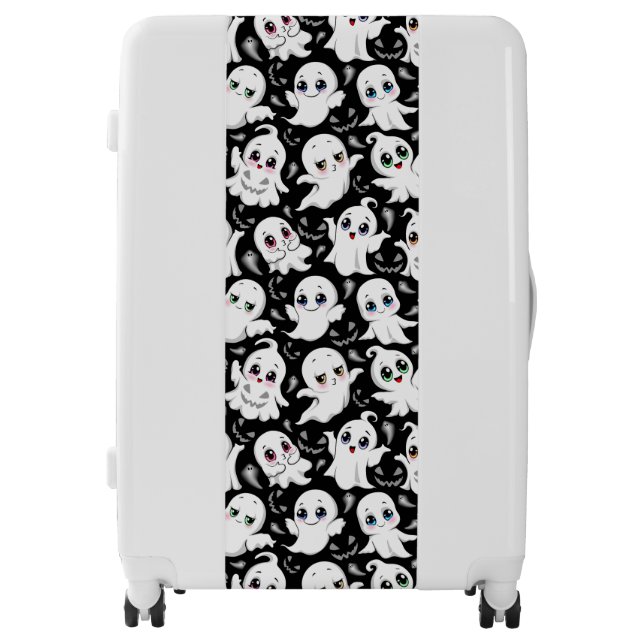 Baby Ghosts Spooky Cute Halloween Mood Luggage (Front)