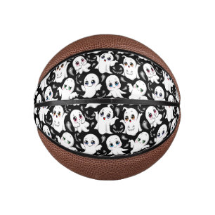 Baby Ghosts Spooky Cute Halloween Mood Mini Basketball