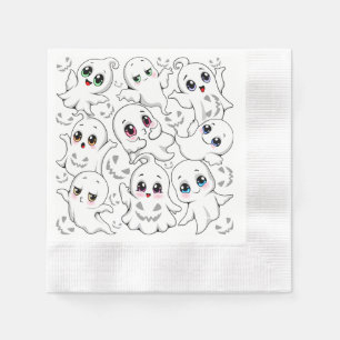Baby Ghosts Spooky Cute Halloween Mood Napkins
