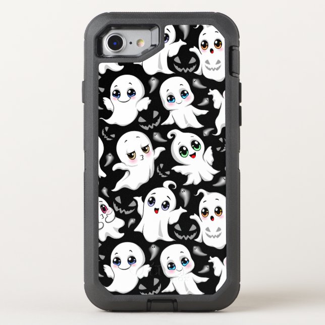 Baby Ghosts Spooky Cute Halloween Mood Otterbox iPhone Case (Back)