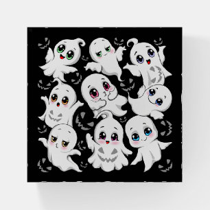 Baby Ghosts Spooky Cute Halloween Mood Paperweight