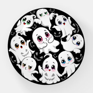 Baby Ghosts Spooky Cute Halloween Mood Paperweight