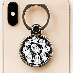 Baby Ghosts Spooky Cute Halloween Mood Phone Ring Stand