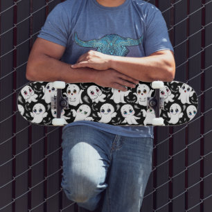 Baby Ghosts Spooky Cute Halloween Mood Skateboard