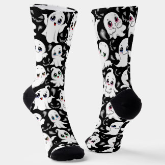 Baby Ghosts Spooky Cute Halloween Mood Socks