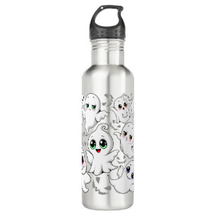 Baby Ghosts Spooky Cute Halloween Mood Stainless Steel Water Bottle