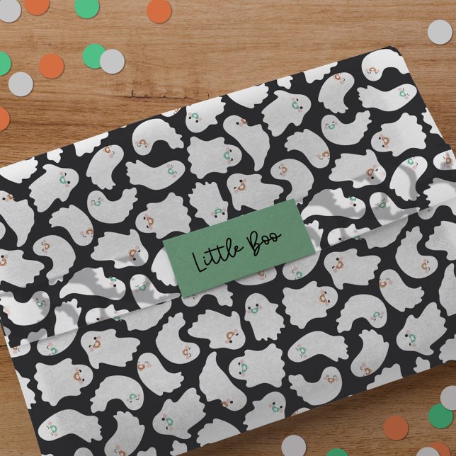 Baby Ghosts With Pacifiers Neutral Baby Shower  Tissue Paper (Creator Uploaded)