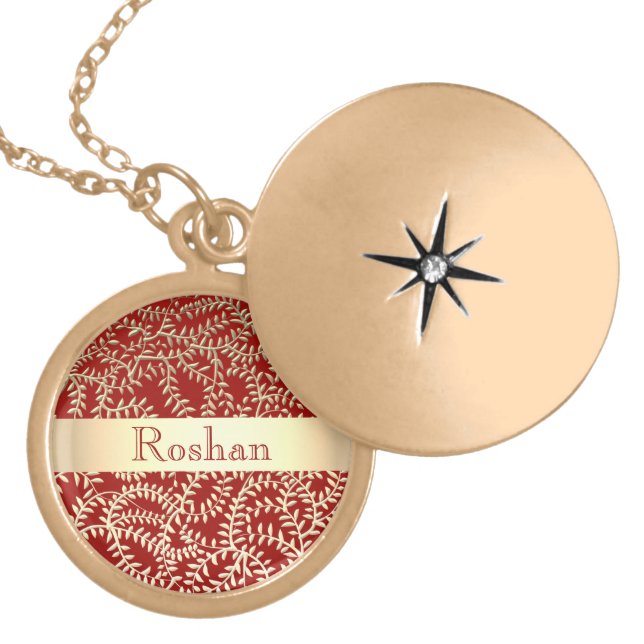 Baby Gift Annaprashan Gold Plated Necklace (Front)