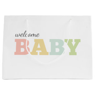 Baby gift bag, gender neutral, large bag