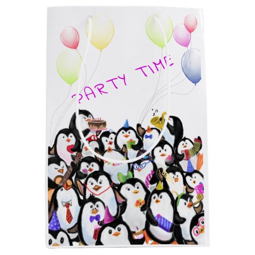 Baby Gift Bag with Happy Penguins Party _ Fun