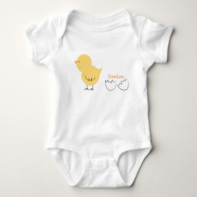 Baby Gift - Little Chick Baby Bodysuit (Front)
