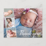 Baby Gift Shower Thank You 4 Photo Collage Postcard