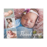 Baby Gift Shower Thank You 4 Photo Collage Postcard Baby Gift Shower Thank You 4 Photo Collage Postcard