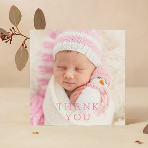 Baby Gift Thank You Newborn Baby Shower Card